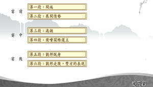 鴻門宴_篇章結構 縮圖