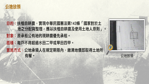 公地放領