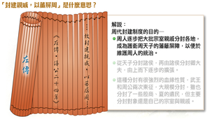 「封建親戚，以藩屏周」是什麼意思？