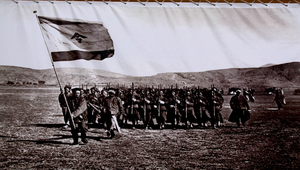 滿清時代的陸軍操演老照片縮圖