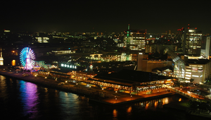日本神戶港夜景之三縮圖