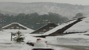 日本白川鄉合掌村冬季雪景之十五縮圖