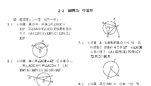 圓與角