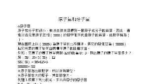 原子量和分子量縮圖