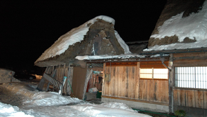 位於日本白川鄉的合掌村雪景之四 (2)縮圖