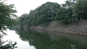 日本四大國寶城之一彥根城的護城河縮圖