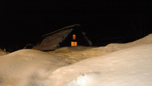 日本白川鄉合掌村冬季雪景之四縮圖