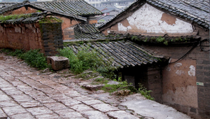 雲南麗江古城內的巷道之二縮圖