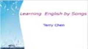 Learning English by songs.ppt