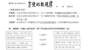 方便的數規律