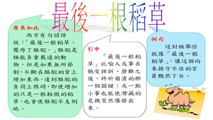 典故由來-最後一根稻草-資源代表圖