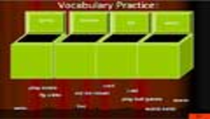 五上英語第一課單字練習縮圖