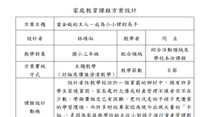 當金錢的主人-成為小小理財高手