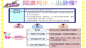 一年級晨間共讀學習單