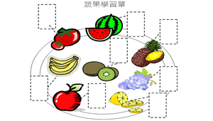 注音水果學習單