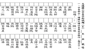 字音字形試卷_E(題目和答案卷)