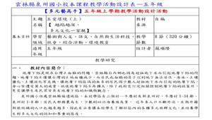 多元文化與地層下陷