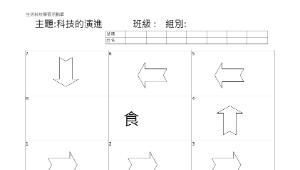 科技的演進學習單二