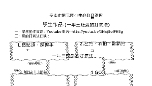 學生作品-(一年三班愛的打氣法)