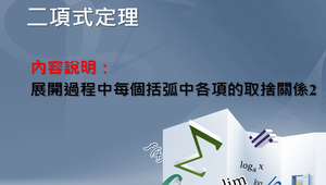 展開過程中各項的取捨關係縮圖