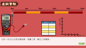 簡單電路-測量電阻實驗