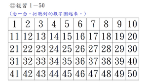 特教班數學認識數字