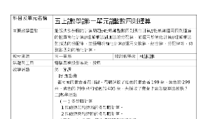 整數四則運算