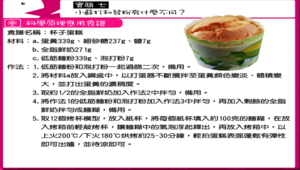 《料理虛擬實驗室之廚藝科學實驗》圖文說明-杯子蛋糕