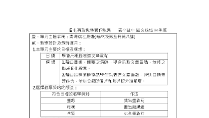 E化有效教學實作教案