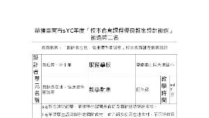 食育教案：「潤餅食在地，健康環保閣誠意」校本食育課程教案設計