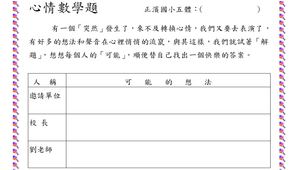 心情數學題-資源代表圖
