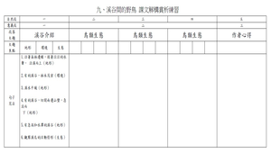 康軒第九課-溪谷間的野鳥