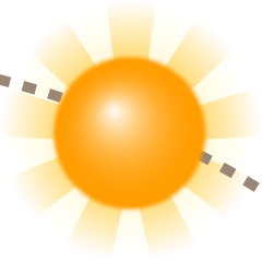 太陽位置和日出演示