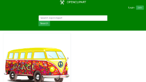 openclipart圖庫：Peace and love-資源代表圖