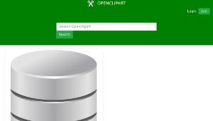openclipart圖庫：database symbol
