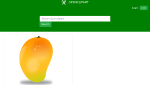 openclipart圖庫：mango fruit-資源代表圖