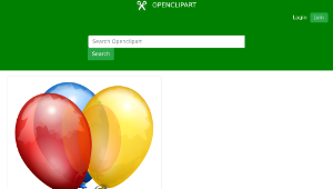 openclipart圖庫：Party Balloons-資源代表圖