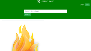 openclipart圖庫：Fire June holiday's縮圖