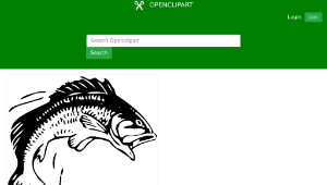 openclipart圖庫：jumping fish-資源代表圖