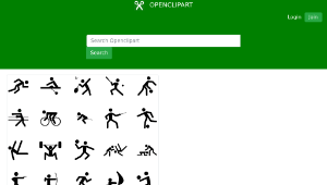 openclipart圖庫：Sports Symbols