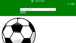 openclipart圖庫：Soccer ball-資源代表圖