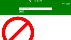 openclipart圖庫：No-sign-資源代表圖