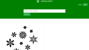 openclipart圖庫：snowflakes-資源代表圖