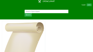 openclipart圖庫：Scroll-資源代表圖