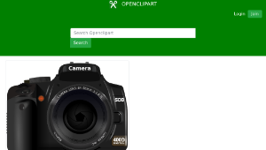 openclipart圖庫：DSLR Camera