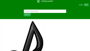 openclipart圖庫：Musical note-資源代表圖