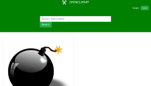 openclipart圖庫：Black Bomb-資源代表圖