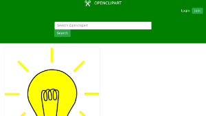 openclipart圖庫：Light Bulb On-資源代表圖