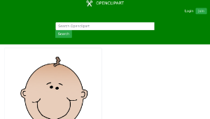 openclipart圖庫：Baby boy sitting-資源代表圖