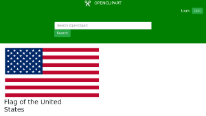 openclipart圖庫：Flag of the United States-資源代表圖